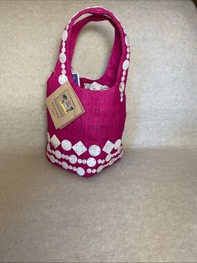 Fuchsia Shell-Embellished Tote Bag - Women